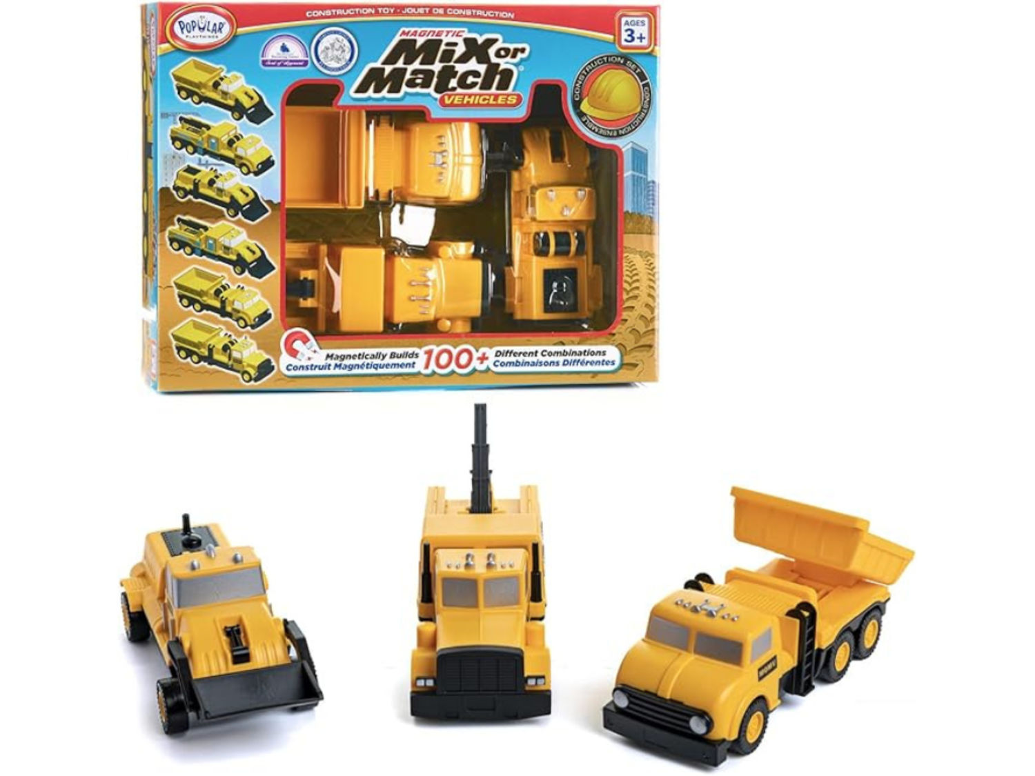 Popular Playthings Mix or Match Vehicles Construction